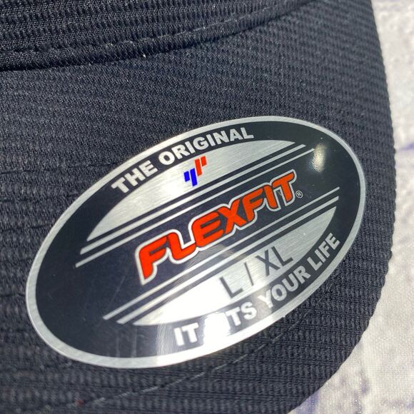 Black Clover Cap Hat Men's Size L XL Color Black FlexFit Canada Vibe Fitted - Picture 3 of 12